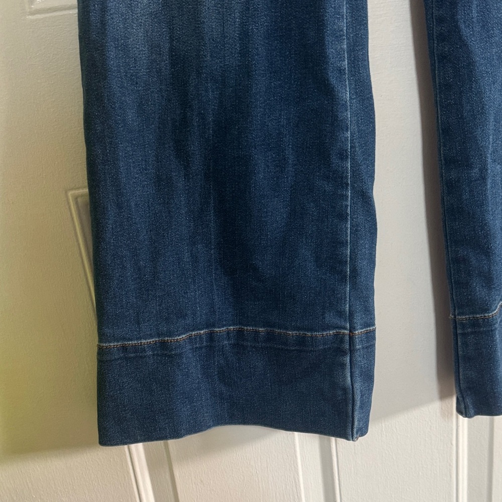 Pilcro Dark Blue Flare Jeans - Picture 4 of 6